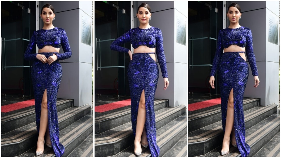 Nora Fatehi shows off her in queen in head-to-toe Gucci - Masala