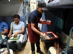 IRCTC manages catering service for Indian Railways along with selling tickets online and selling packaged water.(Arijit Sen/HT Photo) IRCTC manages catering service for Indian Railways along with selling tickets online and selling packaged water.(Arijit Sen/HT Photo)