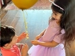 Jehangir Ali Khan and Inaaya Naumi Kemmu at Saif Ali Khan's 52nd birthday bash. Jehangir Ali Khan and Inaaya Naumi Kemmu at Saif Ali Khan's 52nd birthday bash.