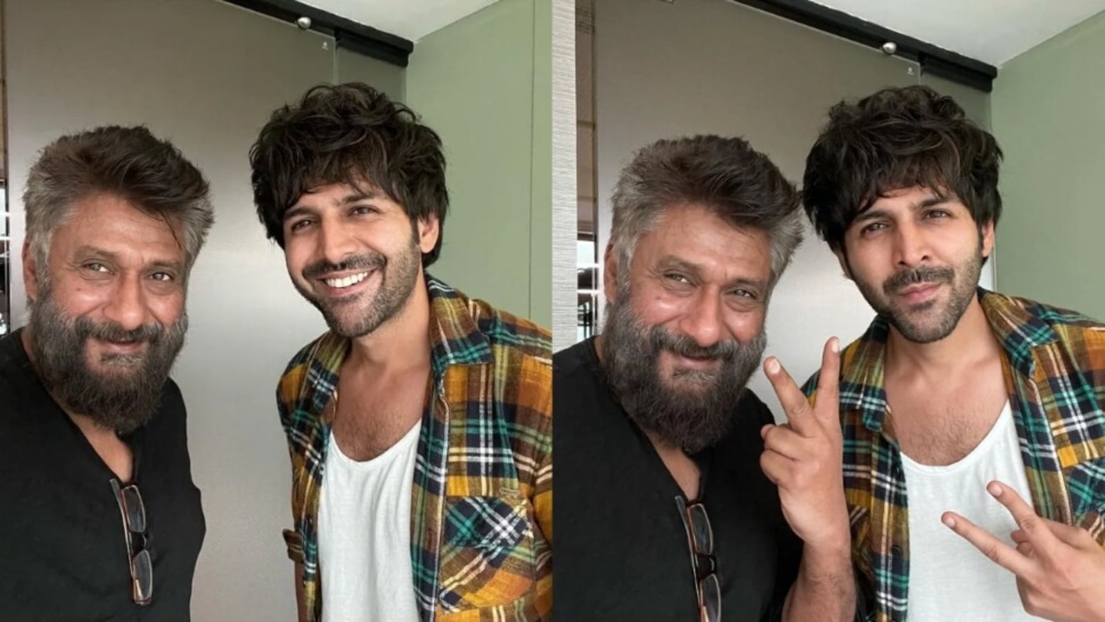 kartik-aaryan-poses-with-vivek-agnihotri-as-he-calls-them-small-town-middle-class-outsiders-made-it-on-our-own-terms