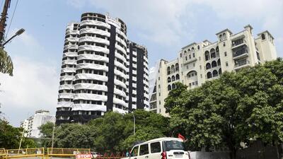Supertech twin towers. (PTI) Supertech twin towers. (PTI)