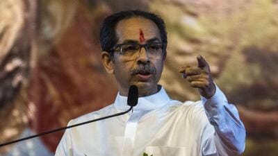 Shiv Sena president Uddhav Thackeray welcomed his new “militant associates,” but gave an inkling of the contradictions inherent in the alliance. (Pratik Chorge/HT PHOTO) Shiv Sena president Uddhav Thackeray welcomed his new “militant associates,” but gave an inkling of the contradictions inherent in the alliance. (Pratik Chorge/HT PHOTO)