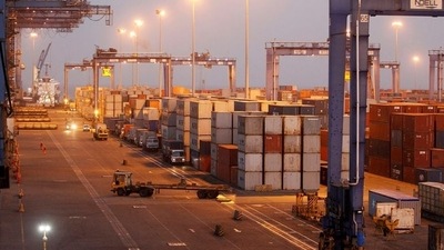 A general view of a container terminal is seen at Mundra Port, one of the ports handled by India's Adani Ports and Special Economic Zone Ltd, in Gujarat. (REUTERS)