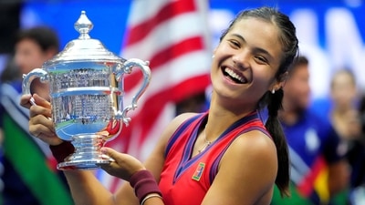 Raducanu, still only 19, feels more upbeat heading into the stage where she dazzled last year. (Reuters)