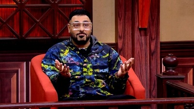 Badshah on sets of Case Toh Banta Hai. Badshah on sets of Case Toh Banta Hai. 