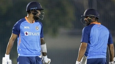 KL Rahul and Rohit Sharma KL Rahul and Rohit Sharma
