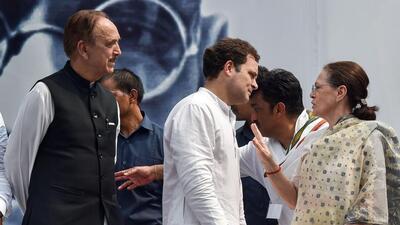 Azad’s letter was scathing in criticism of Congress leader Rahul Gandhi for promoting a “coterie”. He called Gandhi “childish” and “immature”. (PTI Photo) Azad’s letter was scathing in criticism of Congress leader Rahul Gandhi for promoting a “coterie”. He called Gandhi “childish” and “immature”. (PTI Photo)