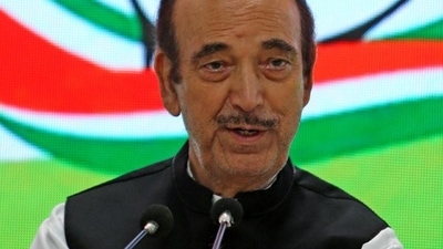 Congress leader Ghulam Nabi Azad resigned from Congress party on Friday. (ANI) Congress leader Ghulam Nabi Azad resigned from Congress party on Friday. (ANI)