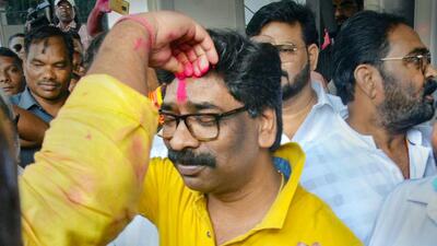 Jharkhand chief minister Hemant Soren. (PTI)