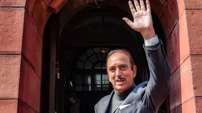 Senior Congress leader Ghulam Nabi Azad at Parliament House Complex. Azad resigned from all party positions, including its primary membership, on Friday. (PTI) Senior Congress leader Ghulam Nabi Azad at Parliament House Complex. Azad resigned from all party positions, including its primary membership, on Friday. (PTI)