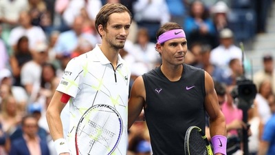 Daniil Medvedev and Rafael Nadal (ATP media) Daniil Medvedev and Rafael Nadal (ATP media)