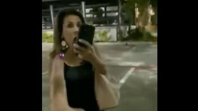 Screenshot of the Texas woman from the viral video.&nbsp;
