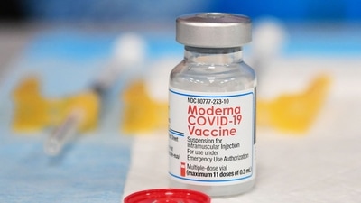 Early in the Covid crisis, Moderna promised not to enforce its intellectual property during the pandemic, but on March 7 it modified that pledge to apply only to lower-income countries. (AFP) Early in the Covid crisis, Moderna promised not to enforce its intellectual property during the pandemic, but on March 7 it modified that pledge to apply only to lower-income countries. (AFP)