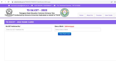 Telangana EdCET Result 2022 released at edcet.tsche.ac.in, know how to check Telangana EdCET Result 2022 released at edcet.tsche.ac.in, know how to check