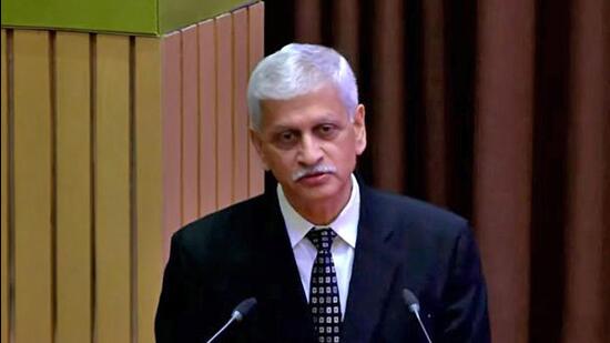 New Delhi, Aug26 (ANI): CJI designate Justice UU Lalit speaks during the Farewell ceremony of Chief Justice of India (CJI) NV Ramana, in New Delhi on Friday. (ANI Photo) (ANI)