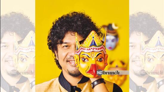 Papon explains: Srimanta Sankaradeva, who preached neo-Vaishnavism, is said to have created one of the first theatres and hosted the first plays in India. He used these masks to depict stories from the Mahabharata; Garud was one of the first ones he made. This art of making masks still exists today and is hence called a living tradition. (Prabhat Shetty)