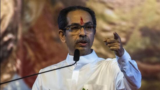 Shiv Sena president Uddhav Thackeray welcomed his new “militant associates,” but gave an inkling of the contradictions inherent in the alliance. (Pratik Chorge/HT PHOTO) Shiv Sena president Uddhav Thackeray welcomed his new “militant associates,” but gave an inkling of the contradictions inherent in the alliance. (Pratik Chorge/HT PHOTO)