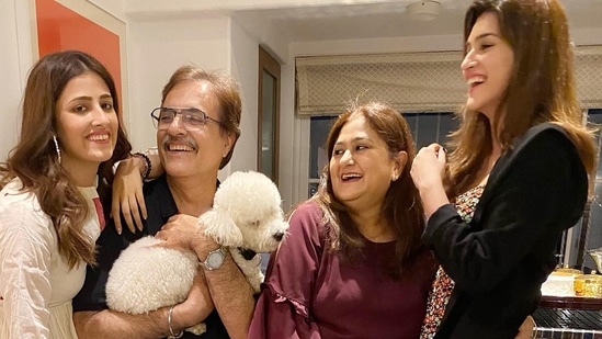 Kriti Sanon: Kriti Sanon loves animals and is associated with a lot of pet NGOs. The Mimi actor has two dogs at home - Disco and Phoebe. The former is a Bichon Frise breed while the latter is a toy poodle.(Instagram/@kritisanon)