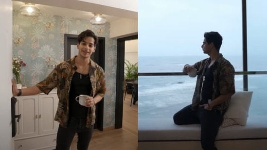 Step inside Ishaan Khatter's first home, a fabulous sea-facing apartment. (West Elm India)