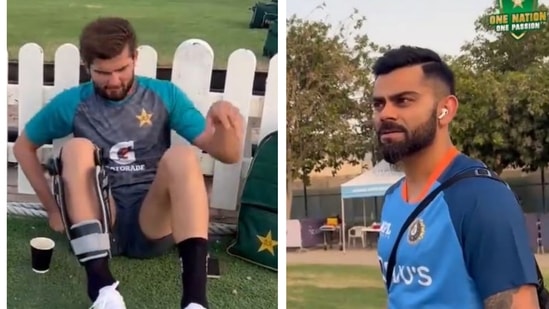 Virat Kohli met Shaheen Shah Afridi ahead of Asia Cup 2022