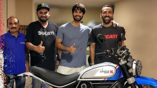 Shahid Kapoor Brings Home Ducati Bike Worth Over ₹12 Lakh Shares Pic Bollywood Hindustan Times