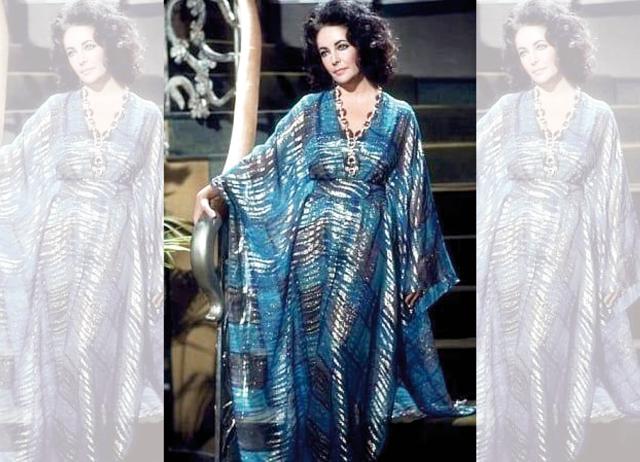 Elizabeth Taylor-inspired caftans; Hoodie and pants by Pèro; Sneakers by Onitsuka Tiger; Earrings by The Jewel Factor