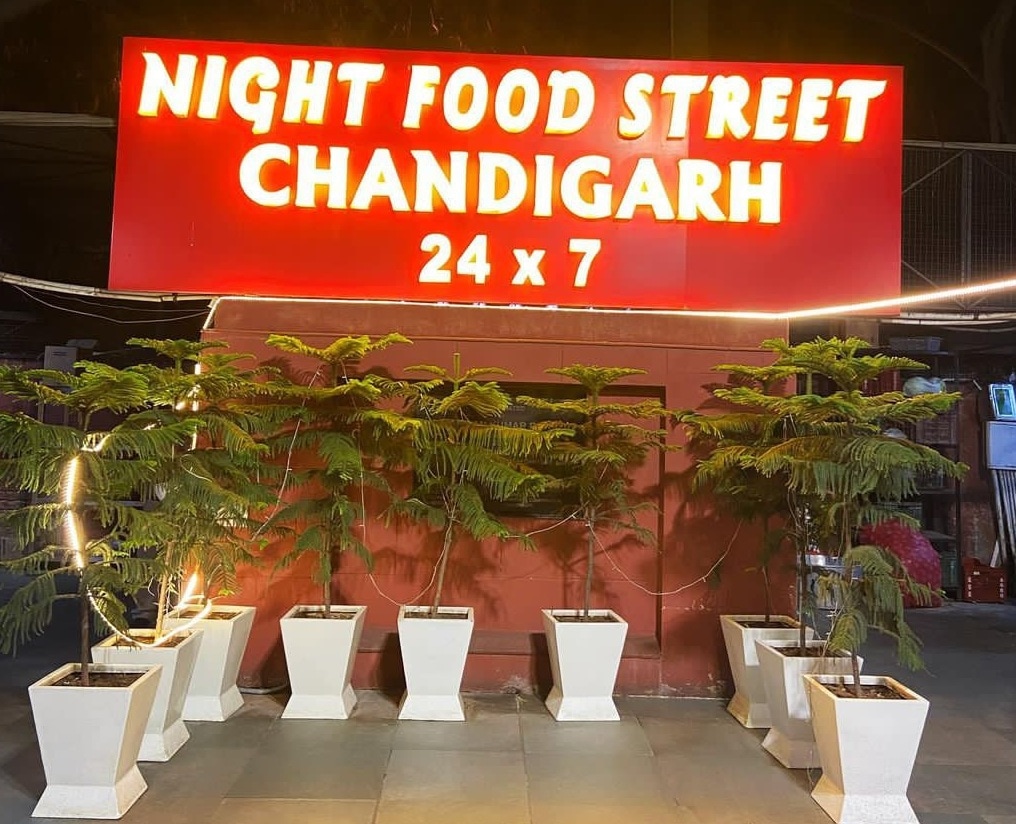 A view of the Night Food Street A view of the Night Food Street
