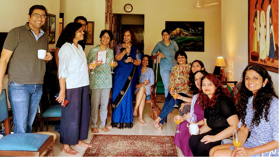 Anita Bhogle is fourth from L followed by the author fifth from L. Anita Bhogle is fourth from L followed by the author fifth from L. 