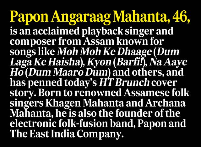 A little about our author and singer Papon A little about our author and singer Papon