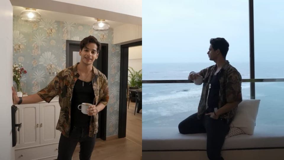 Step inside Ishaan Khatter's first home, a fabulous sea-facing apartment. (West Elm India) Step inside Ishaan Khatter's first home, a fabulous sea-facing apartment. (West Elm India)