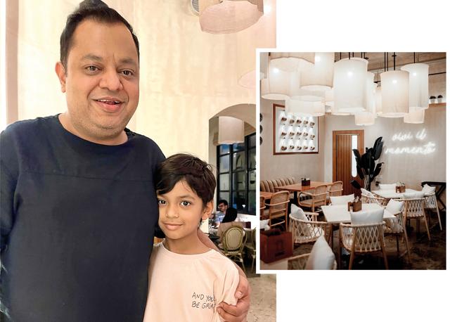 Italian restaurant Sorano (right) works because of owner (left) Saket Agarwal’s passion. He knows his Italian food and his young son (in pic) is an aspiring chef Italian restaurant Sorano (right) works because of owner (left) Saket Agarwal’s passion. He knows his Italian food and his young son (in pic) is an aspiring chef