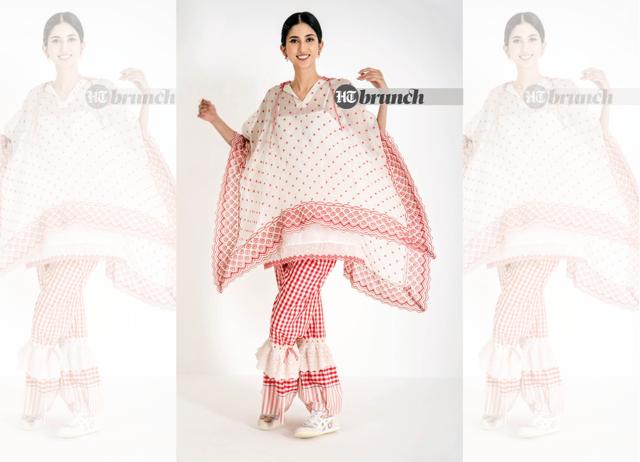 Combine an oversized caftan or shirt with a sultry shift dress and a large obi belt (Hari Nair)