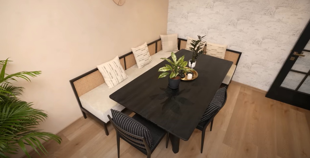 The colour palette is dominated by beiges, white, browns and blacks, with a pop of green via plants of all shapes and sizes. (West Elm India) The colour palette is dominated by beiges, white, browns and blacks, with a pop of green via plants of all shapes and sizes. (West Elm India)