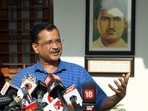 Delhi CM Arvind Kejriwal addresses a press conference after attending the special session of Delhi assembly, in New Delhi on Friday. (ANI Photo) Delhi CM Arvind Kejriwal addresses a press conference after attending the special session of Delhi assembly, in New Delhi on Friday. (ANI Photo)