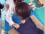 Inaaya Naumi Kemmu folds her clothes in new video. Inaaya Naumi Kemmu folds her clothes in new video.