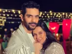 Angad Bedi wishes Neha Dhupia on 42nd birthday.