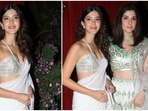 Shanaya Kapoor is yet to make her debut in the film industry, but her sartorial choices for various outings in the B-Town have already created quite the buzz. Last night, Shanaya Kapoor and her mom, Maheep Kapoor, who stars in Netflix India's reality series Fabulous Lives of Bollywood Wives, attended designers Kunal Rawal and Arpita Mehta's star-studded pre-wedding bash. The mother-daughter duo chose ivory-hued traditional looks for the occasion. Keep scrolling to see their photos from the affair.(HT Photo/Varinder Chawla)