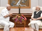 Former Karnataka CM B S Yediyurappa visits New Delhi to meet PM Modi and Union Home Minister Amit Shah after being appointed to the highest decision-making body of the BJP on August 17.