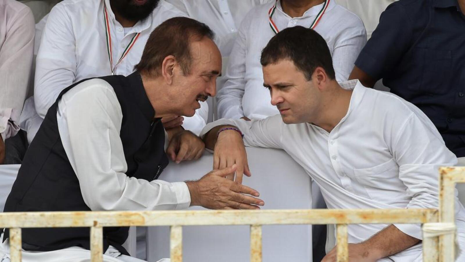 Ghulam Nabi Azad’s road to resignation from Congress