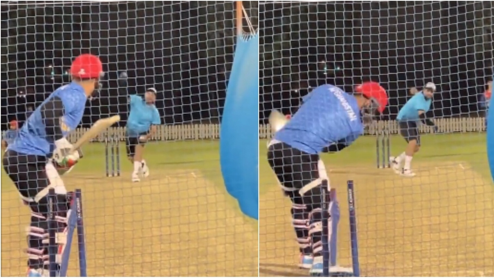 Watch Rashid Khan hits outrageous snake shot in nets ahead of Asia Cup opener Cricket
