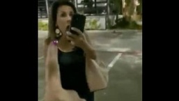 Screenshot of the Texas woman from the viral video. 