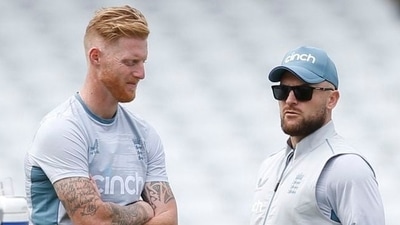 England's Test captain Ben Stokes and head coach Brendon McCullum (Action Images via Reuters)