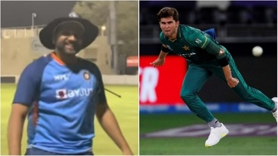 Rohit Sharma; Shaheen Afridi&nbsp; (YouTube/File)