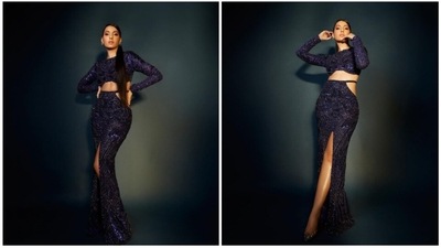 Nora Fatehi has kickstarted the shooting of the celebrity dance show Jhalak Dikhhla Jaa season 10. The Moroccan beauty, who is also a phenomenal dancer, will be seen as a judge. She recently gave her fans a glimpse of her red-carpet-worthy outfit which she donned to the sets of the show and made heads turn. (Instagram/@norafatehi) Nora Fatehi has kickstarted the shooting of the celebrity dance show Jhalak Dikhhla Jaa season 10. The Moroccan beauty, who is also a phenomenal dancer, will be seen as a judge. She recently gave her fans a glimpse of her red-carpet-worthy outfit which she donned to the sets of the show and made heads turn. (Instagram/@norafatehi)