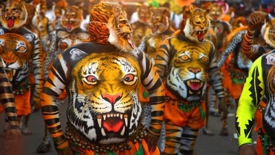 Onam 2022: All you want to know about Puli Kali, the folk 'Tiger dance' from Kerala (Twitter/BridgingJrnys) Onam 2022: All you want to know about Puli Kali, the folk 'Tiger dance' from Kerala (Twitter/BridgingJrnys)