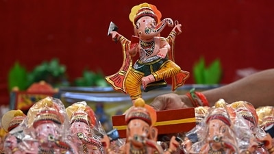 Ganesh Chaturthi, the 10-day-long festival dedicated to Lord Ganesh, will be observed on August 31 this year. It is celebrated every year on the fourth day of the Hindu lunisolar calendar month Bhadrapada. This is one of the biggest festivals in India, especially in Maharashtra and is celebrated with great pomp across the country. Here are six facts about Lord Ganesh that you would love to know. (AFP) Ganesh Chaturthi, the 10-day-long festival dedicated to Lord Ganesh, will be observed on August 31 this year. It is celebrated every year on the fourth day of the Hindu lunisolar calendar month Bhadrapada. This is one of the biggest festivals in India, especially in Maharashtra and is celebrated with great pomp across the country. Here are six facts about Lord Ganesh that you would love to know. (AFP)