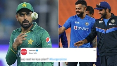 Babar Azam; Virat Kohli with Rohit Sharma