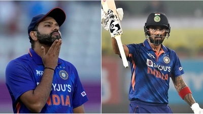 Rohit Sharma and KL Rahul (AP)