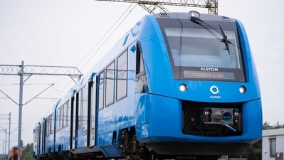 The Coradia iLint, world's first hydrogen train.
