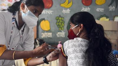 So far, in the 12-15 age group, 42,578 beneficiaries have been administered first dose and only 25,331 the second dose. (REPRESENTATIVE PHOTO) So far, in the 12-15 age group, 42,578 beneficiaries have been administered first dose and only 25,331 the second dose. (REPRESENTATIVE PHOTO)